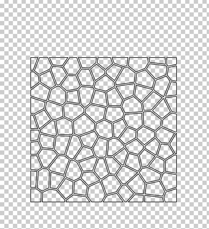 Voronoi Diagram Tessellation Two-dimensional Space Circle Pattern PNG, Clipart, Angle, Area, Black And White, Circle, Diagram Free PNG Download