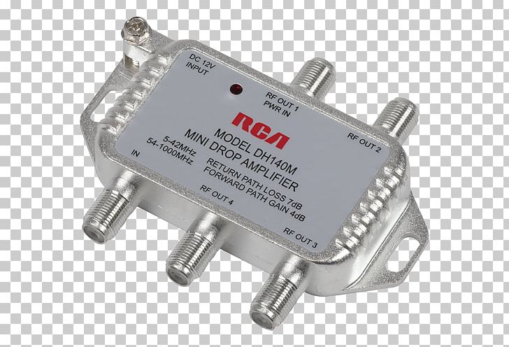 Electronic Component Electronics RF Power Amplifier RCA Digital Plus Series DH140M PNG, Clipart, Amplifier, Coaxial Antenna, Electronic Component, Electronics, Electronics Accessory Free PNG Download