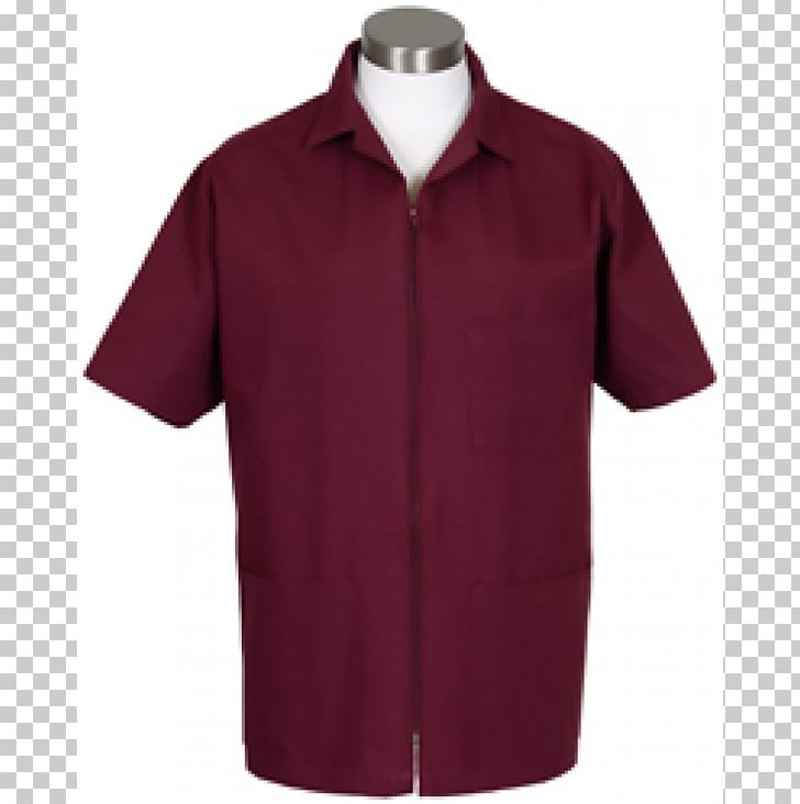 Sleeve T-shirt Button Smock-frock Lab Coats PNG, Clipart, Burgundy, Button, Clothing, Collar, Lab Coats Free PNG Download