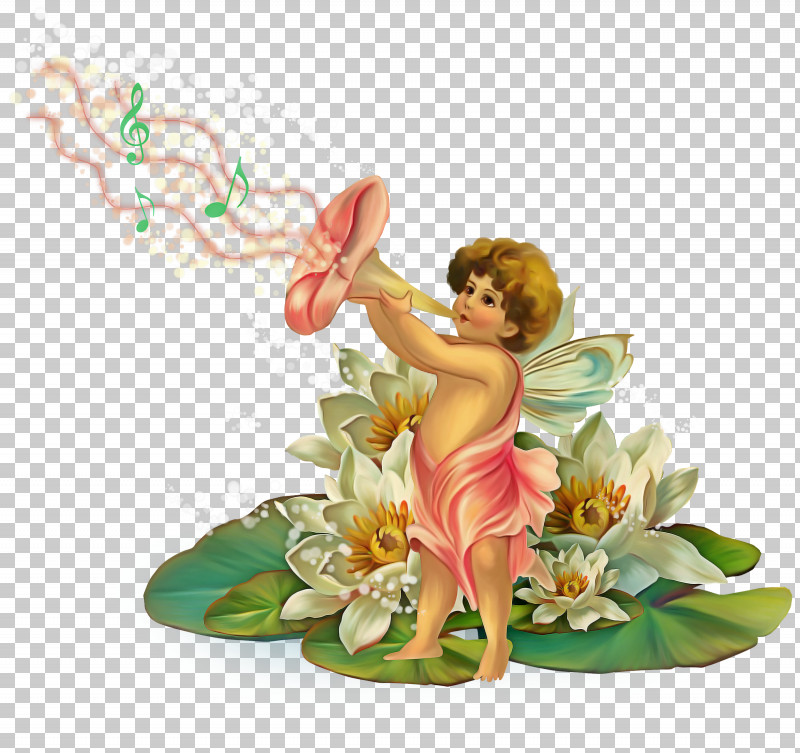 Angel Figurine Plant Flower PNG, Clipart, Angel, Figurine, Flower, Plant Free PNG Download
