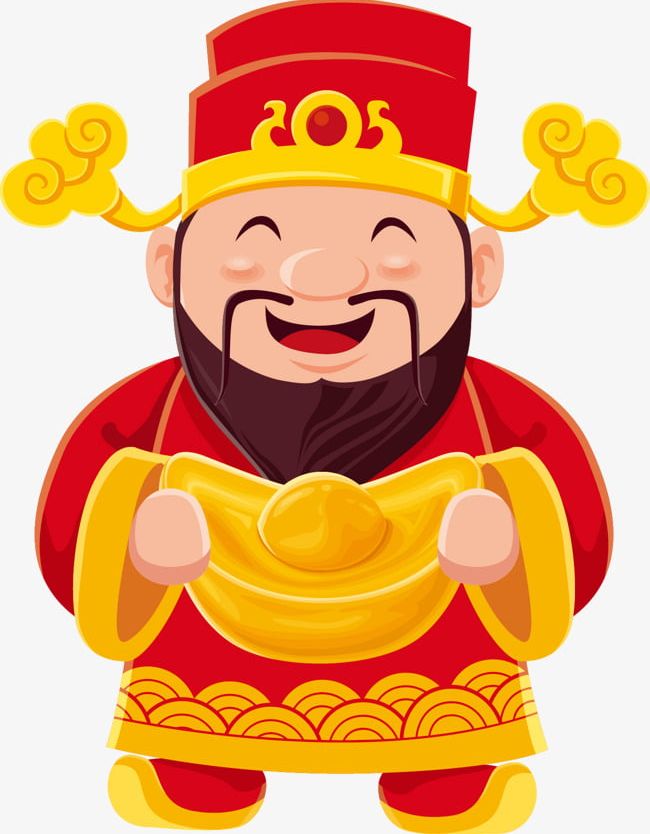 Hand Painted Chinese God Of Wealth Material PNG, Clipart, Cartoon, Chinese, Chinese Clipart, God, God Clipart Free PNG Download
