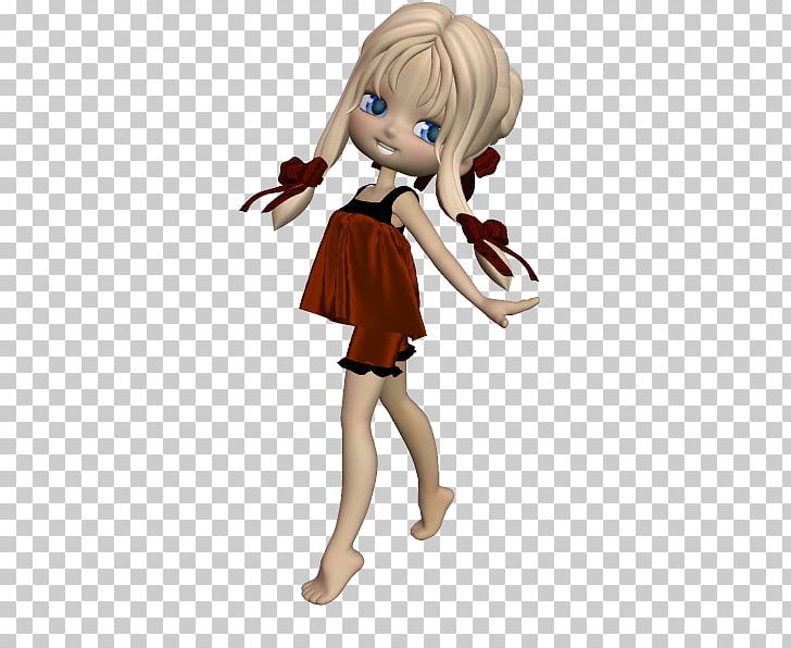 Cartoon Figurine Character Fiction PNG, Clipart, Anime, Brown Hair, Cartoon, Character, Doll Free PNG Download