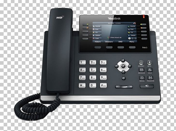 Yealink SIP-T46G VoIP Phone Yealink SIP-T23G Voice Over IP Telephone PNG, Clipart, Answering Machine, Corded Phone, Electronics, Hardware, Internet Protocol Free PNG Download