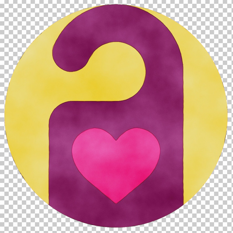 Heart Yellow Purple Pink Magenta PNG, Clipart,  Free PNG Download