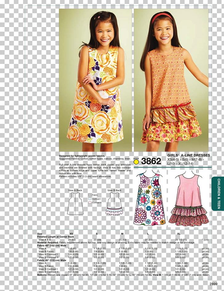 A-line Dress Sewing Clothing Sizes Pattern PNG, Clipart,  Free PNG Download