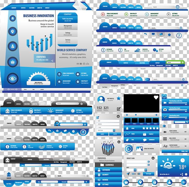 Button User Interface PNG, Clipart, Blue, Blue Background, Blue Flower, Blue Vector, Business Free PNG Download
