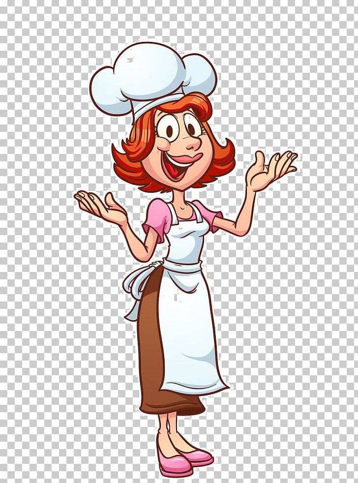 baking cartoon mother