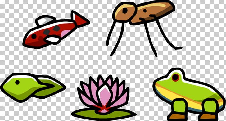 Scribblenauts Remix Scribblenauts Unlimited Frog Koi PNG, Clipart, Amphibian, Animal, Animals, Aquatic Ecosystem, Artwork Free PNG Download