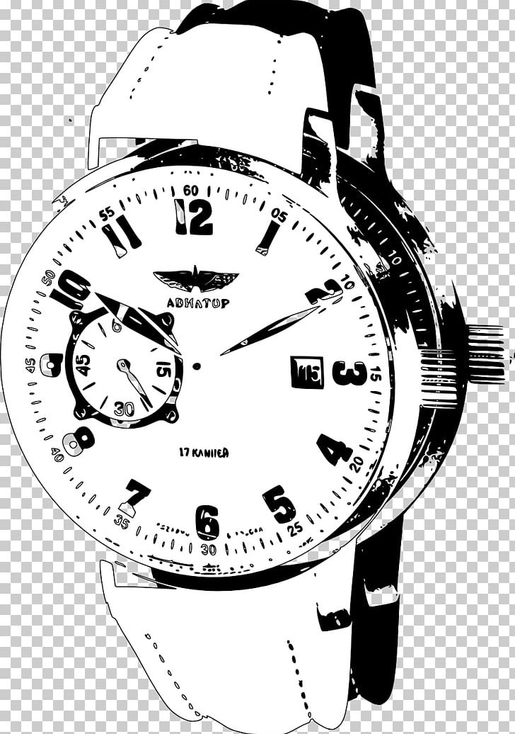Watch Clock PNG, Clipart, Accessories, Black And White, Brand, Chronograph, Clock Free PNG Download