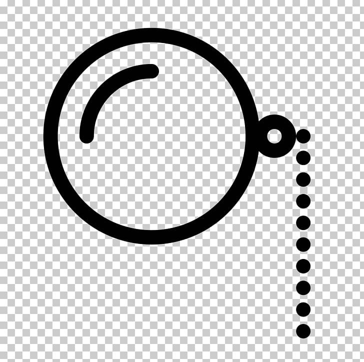Computer Icons Monocle PNG, Clipart, Area, Black, Black And White, Body Jewelry, Circle Free PNG Download