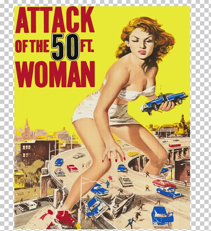 Attack Of The 50 Foot Woman Allison Hayes Film Poster PNG, Clipart, Advertising, Album Cover, Amazing Colossal Man, Art, Attack Free PNG Download