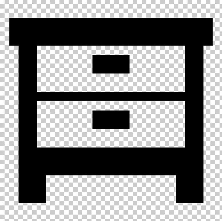 Computer Icons Furniture Bedside Tables Desk PNG, Clipart, Angle, Area, Bedside Tables, Black, Black And White Free PNG Download