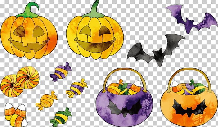 Illustration Halloween Elements PNG, Clipart, Clip Art, Encapsulated Postscript, Fireworks, Food, Fruit Free PNG Download