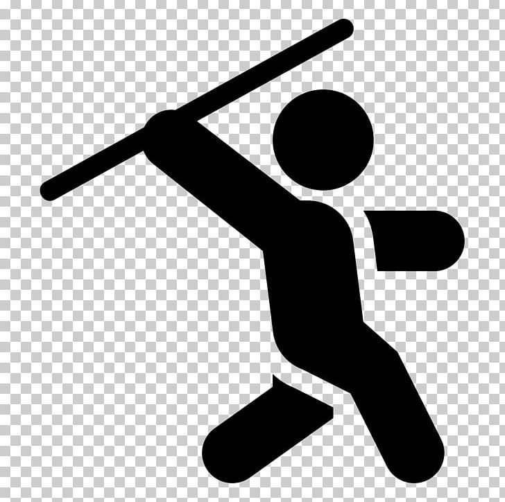 Sport Javelin Throw Computer Icons Athlete Track & Field PNG, Clipart, Angle, Athlete, Baseball Equipment, Black And White, Computer Icons Free PNG Download