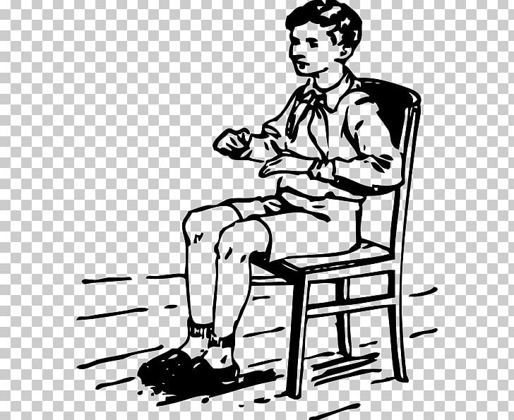 Chair Sitting PNG, Clipart, Arm, Art, Artwork, Black, Black And White Free PNG Download