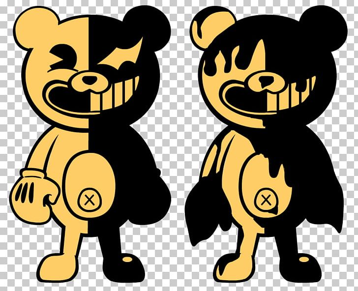 Bendy And The Ink Machine Danganronpa: Trigger Happy Havoc Drawing Epic Mickey PNG, Clipart, Bear, Bendy And The Ink Machine, Carnivoran, Cartoon, Cat Like Mammal Free PNG Download