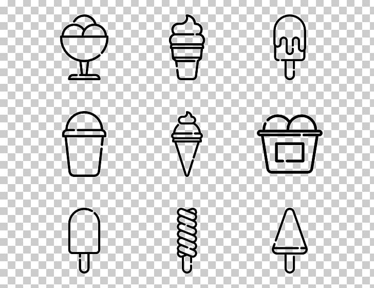 Ice Cream Kulfi Computer Icons PNG, Clipart, Angle, Area, Black And White, Brand, Cartoon Free PNG Download