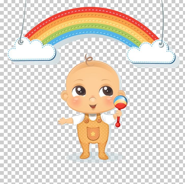 Rainbow Illustration PNG, Clipart, Babies, Baby, Baby Announcement Card, Baby Background, Baby Clothes Free PNG Download