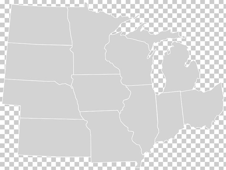 Midwestern United States Blank Map Map Collection Geography PNG, Clipart, Angle, Blank Map, Border, Geography, Information Free PNG Download