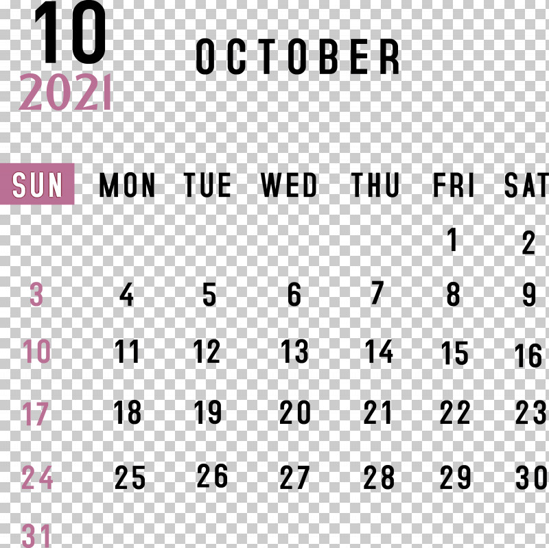 October 2021 Printable Calendar 2021 Monthly Calendar Printable 2021 Monthly Calendar Template PNG, Clipart, 2021 Monthly Calendar, Angle, Area, Calendar System, Document Free PNG Download