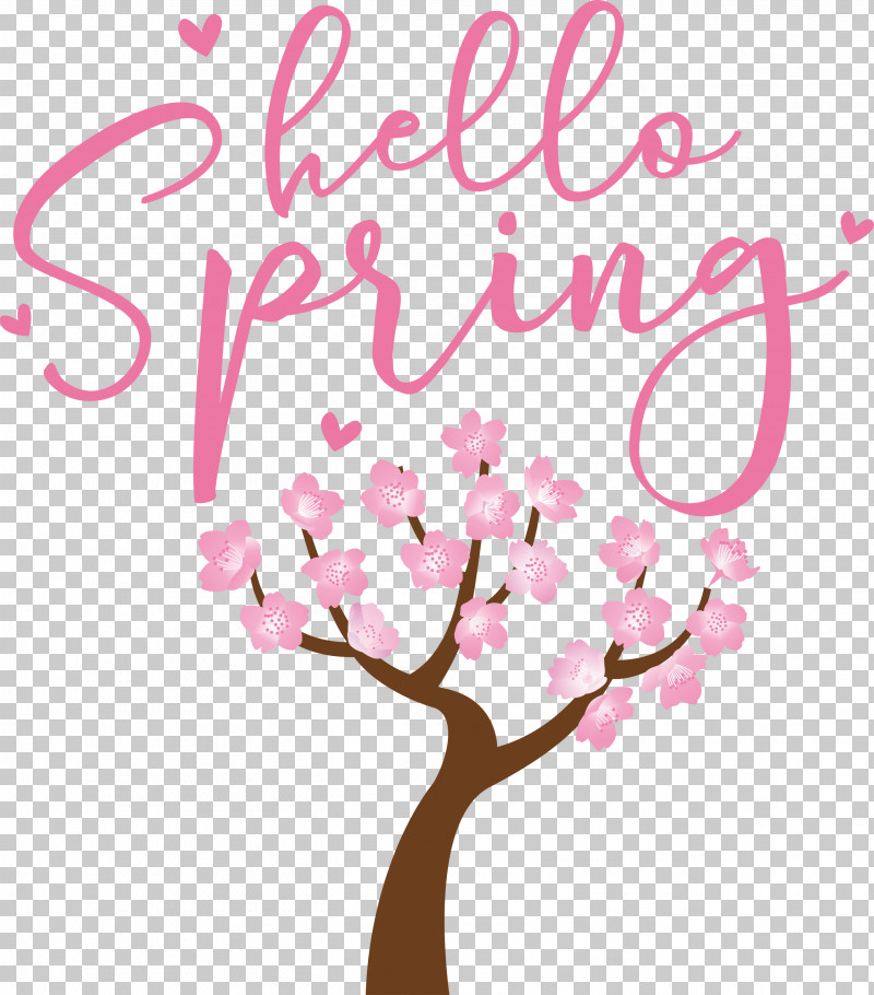 Hello Spring Spring PNG, Clipart, Biology, Branching, Floral Design, Flower, Hello Spring Free PNG Download