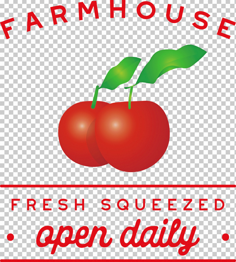 Farmhouse Fresh Squeezed Open Daily PNG, Clipart, Apple, Barbados Cherry, Farmhouse, Fresh Squeezed, Line Free PNG Download