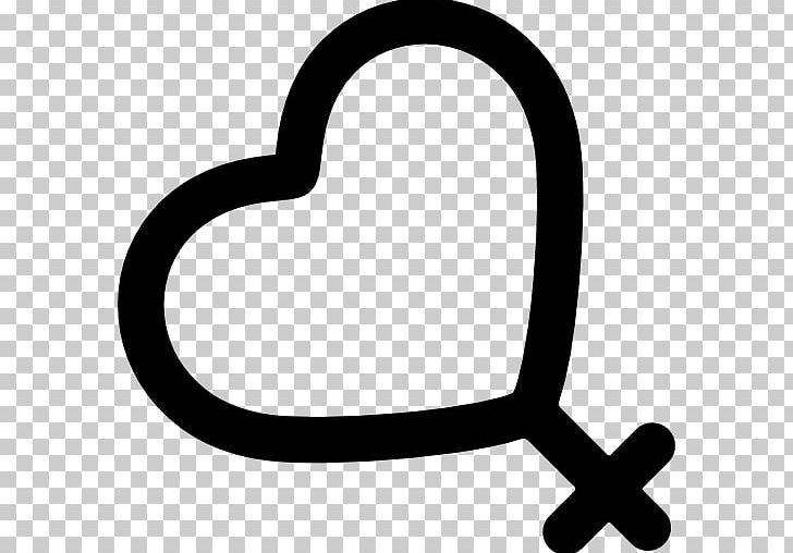 Gender Symbol Sign Female Heart PNG, Clipart, Area, Artwork, Black And White, Computer Icons, Female Free PNG Download