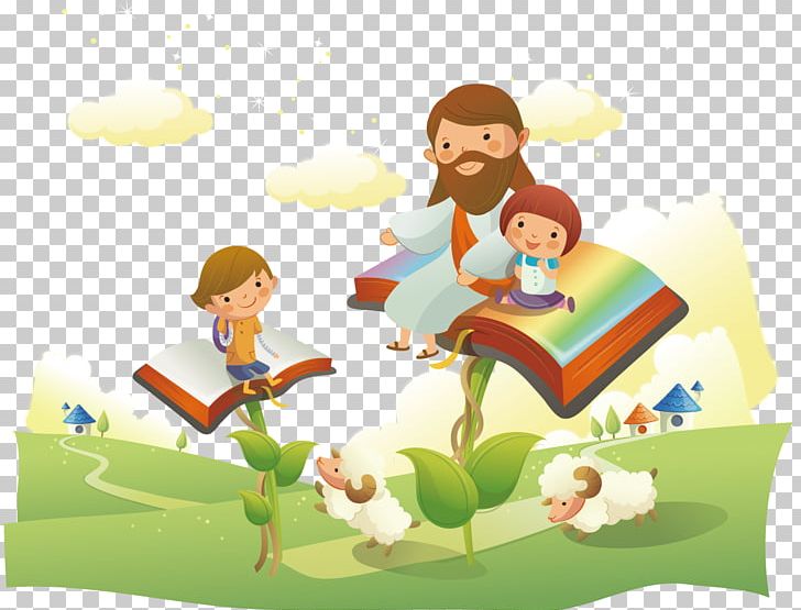 Uc608uc218ub2d8 Uc0acub791ud574uc694 Child Stock Photography Illustration PNG, Clipart, Apostle, Art, Book, Books, Books Vector Free PNG Download