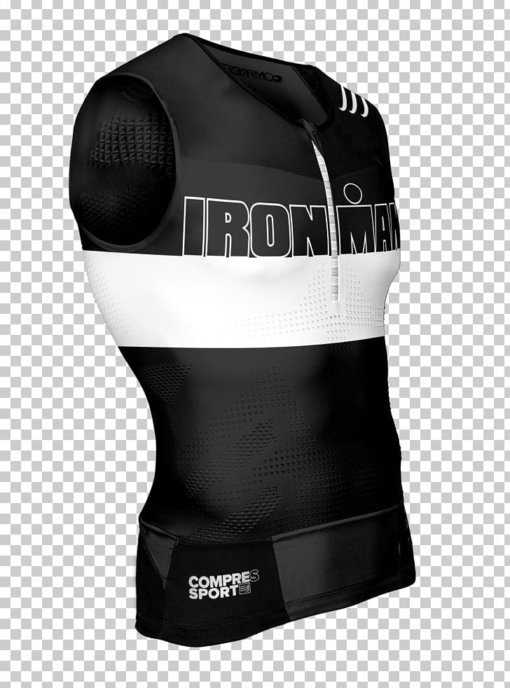 Sleeveless Shirt Triathlon Top Clothing PNG, Clipart, Active Undergarment, Black, Clothing, Gilets, Ironman Triathlon Free PNG Download