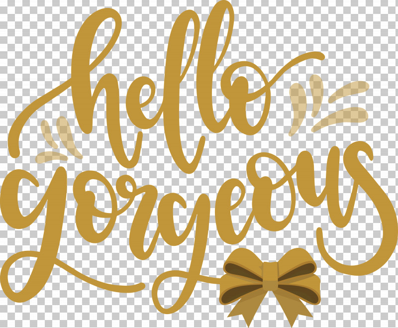 Fashion Hello Gorgeous PNG, Clipart, Calligraphy, Commodity, Fashion, Flower, Geometry Free PNG Download
