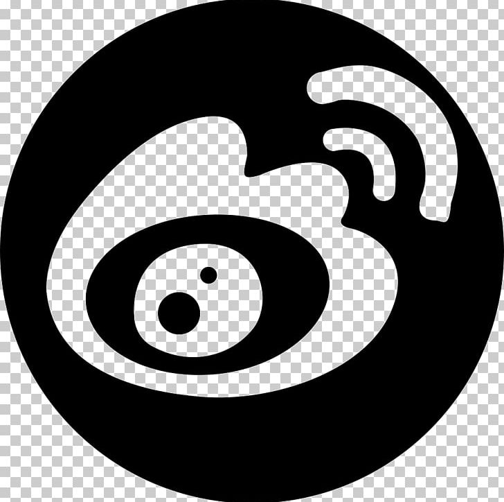 Sina Weibo Sina Corp Tencent Weibo Computer Icons WeChat PNG, Clipart, Black, Black And White, Circle, Computer Icons, Internet Free PNG Download