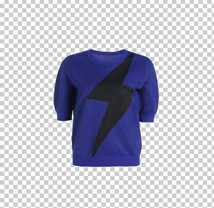 T-shirt Shoulder Sweater Sleeve Outerwear PNG, Clipart, Active Shirt, Black, Blue, Clothing, Cobalt Blue Free PNG Download
