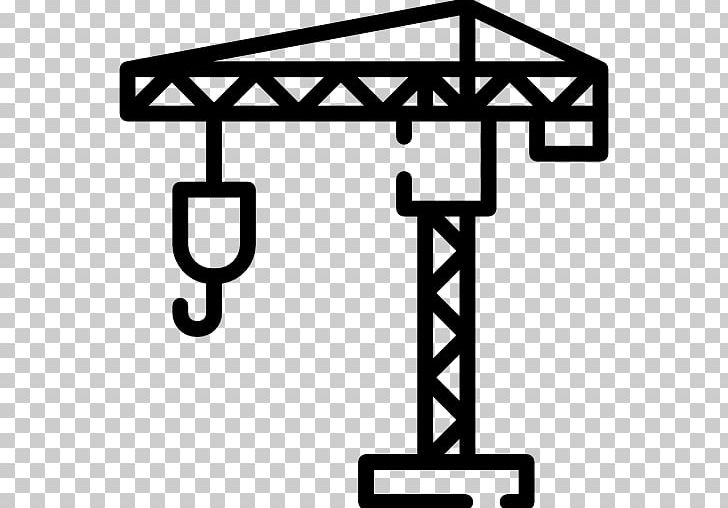 Computer Icons Crane PNG, Clipart, Angle, Area, Black And White, Building, Computer Icons Free PNG Download