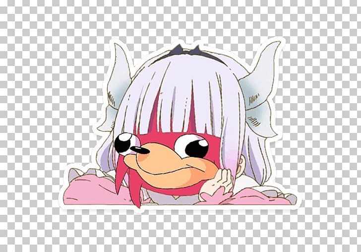 Telegram Sticker Knuckles The Echidna Character Mammal PNG, Clipart, Anime, Cartoon, Character, Ear, Facial Expression Free PNG Download
