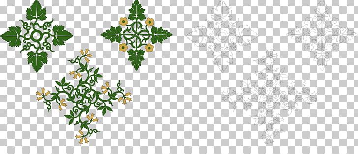 Ornament Floral Design Flower PNG, Clipart, Border, Branch, Christmas Decoration, Christmas Tree, Conifer Free PNG Download