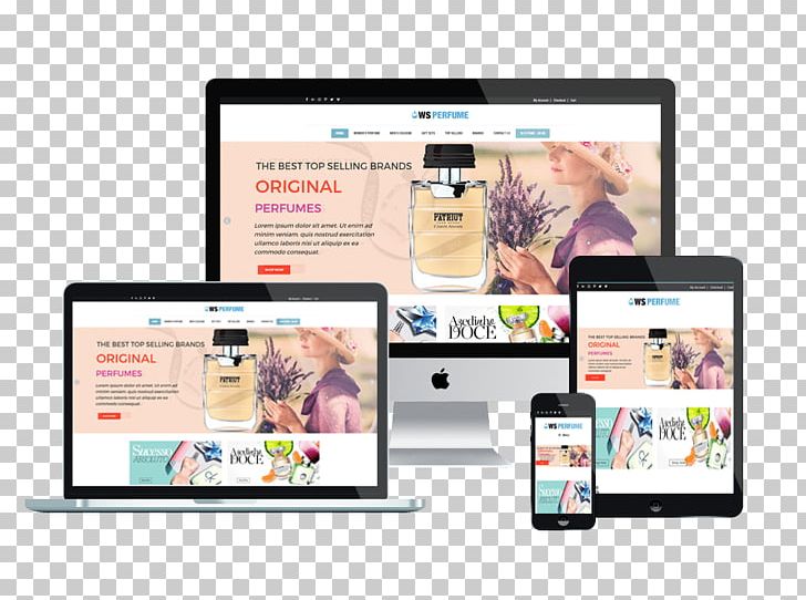 Responsive Web Design Web Template System Joomla Mockup PNG, Clipart, Bootstrap, Brand, Communication, Display Advertising, Electronics Free PNG Download
