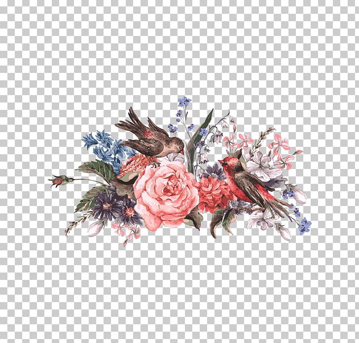 Bird Flower Illustration PNG, Clipart, Encapsulated Postscript, Flora, Floral Design, Flower Arranging, Flowers Free PNG Download
