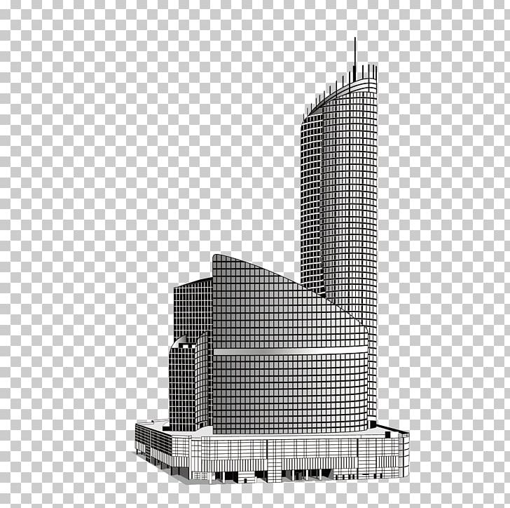 Skyscraper Black And White Building PNG, Clipart, Angle, Architecture, Building, Buildings, Building Vector Free PNG Download