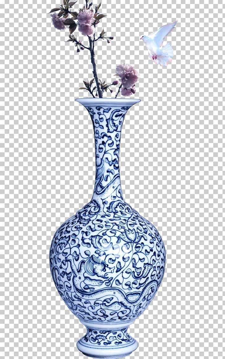 Vase Blue And White Pottery Porcelain Ceramic PNG, Clipart, Barware, Blue, Blue And White Porcelain, Blue And White Pottery, Bottle Free PNG Download