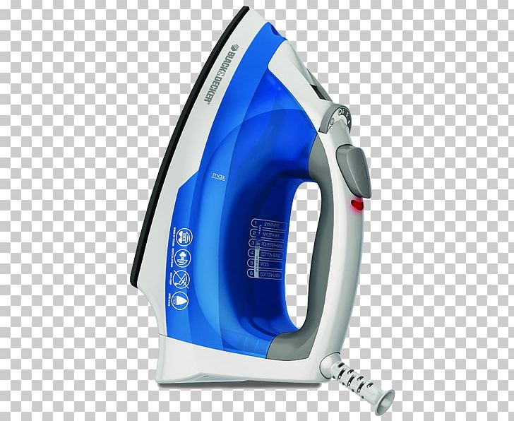 Clothes Iron Black & Decker Food Steamers Ironing PNG, Clipart, Black Decker, Blue, Brand, Clothes Iron, Clothes Steamer Free PNG Download