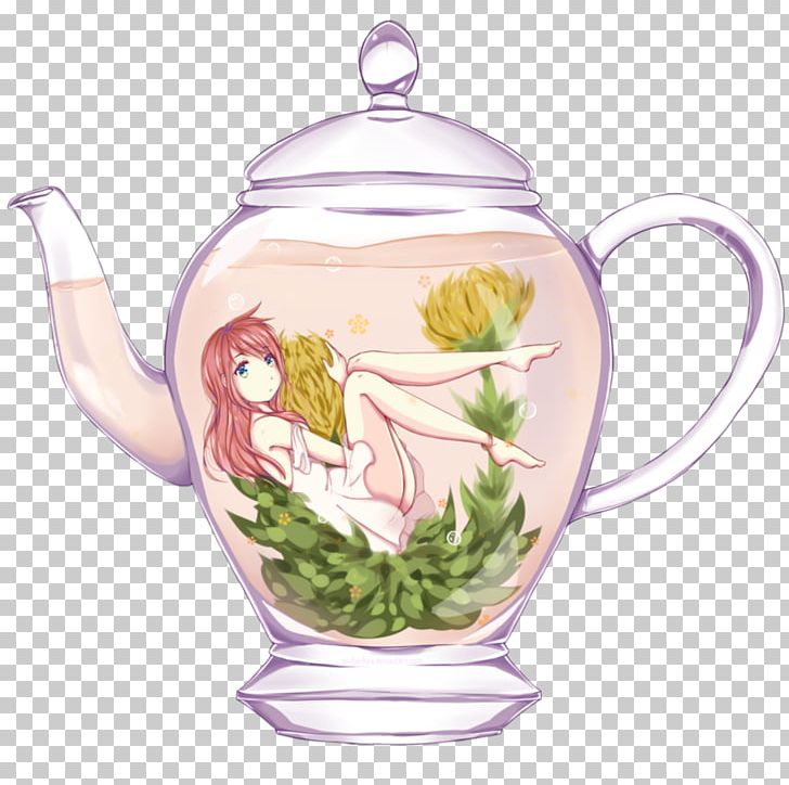 Mug Porcelain Kettle Teapot Flower PNG, Clipart, Character, Cup, Drinkware, Fiction, Fictional Character Free PNG Download