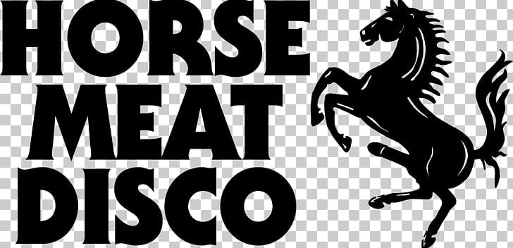Horse Meat Logo Black Horsemeat Disco PNG, Clipart, Black, Black And White, Brand, Disc Jockey, Disco Free PNG Download