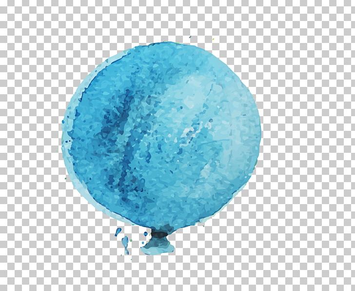 Watercolor Painting Balloon Graphic Design Illustration PNG, Clipart, Aqua, Azure, Balloon Cartoon, Balloons, Birthday Free PNG Download