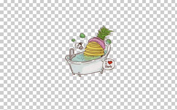 Material Illustration PNG, Clipart, Bath, Bath Bubble, Bathe, Bathing, Cartoon Pineapple Free PNG Download