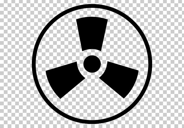 Symbol Radioactive Decay Computer Icons PNG, Clipart, Area, Black And White, Cdr, Circle, Computer Icons Free PNG Download