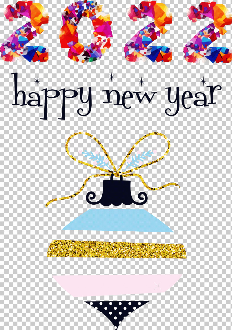 2022 Happy New Year 2022 2022 New Year PNG, Clipart, Cartoon, Creativity, Diner, Geometry, Happiness Free PNG Download