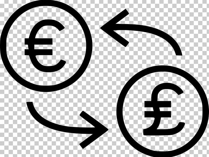Exchange Rate Computer Icons Currency Pound Sterling PNG, Clipart, Area, Black And White, Brand, Circle, Computer Icons Free PNG Download