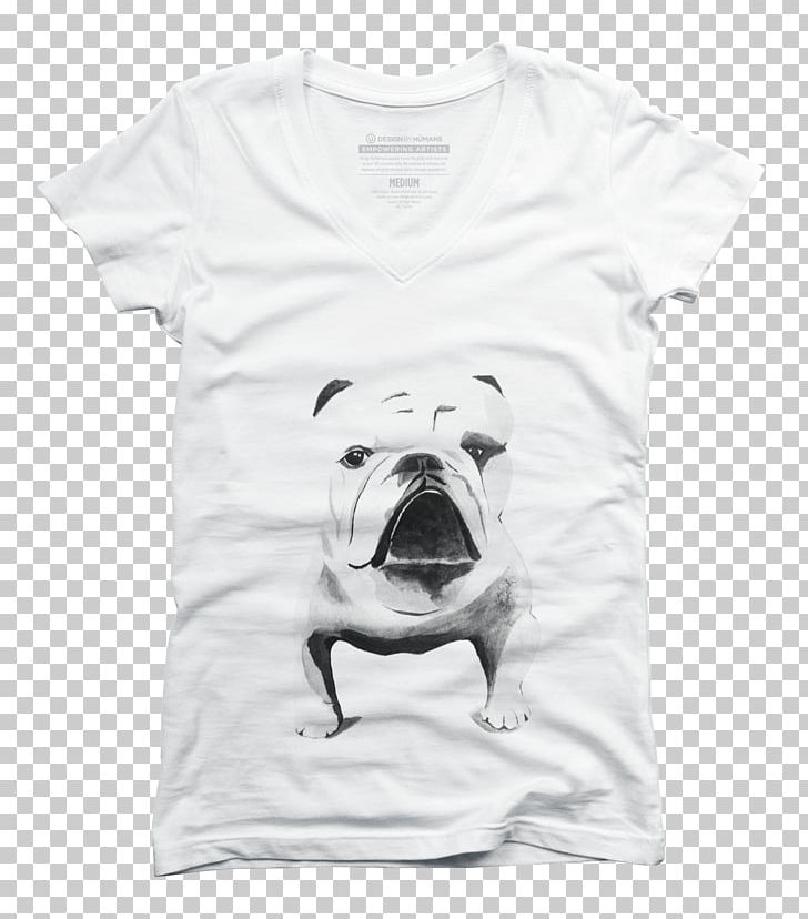 Printed T-shirt Pug Clothing PNG, Clipart, Black, Black And White, Blouse, Bulldog, Camp Shirt Free PNG Download