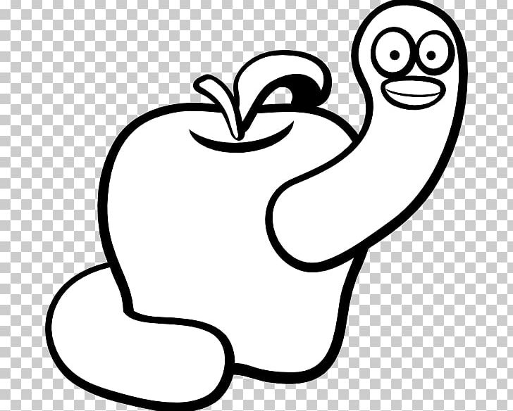 Worm PNG, Clipart, Apple, Beak, Black, Black And White, Computer Icons Free PNG Download