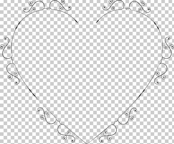 Heart PNG, Clipart, Angle, Area, Black And White, Body Jewelry, Circle Free PNG Download